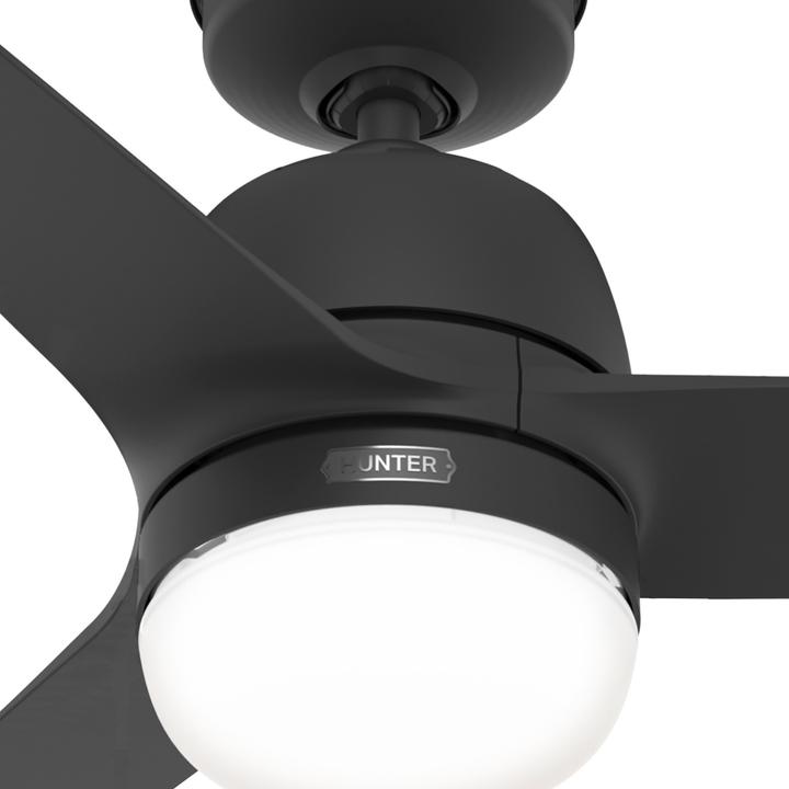 Produktbild Hunter Fans Outdoor Deckenventilator Seawave Schwarz mit Licht (45.70 dB)
