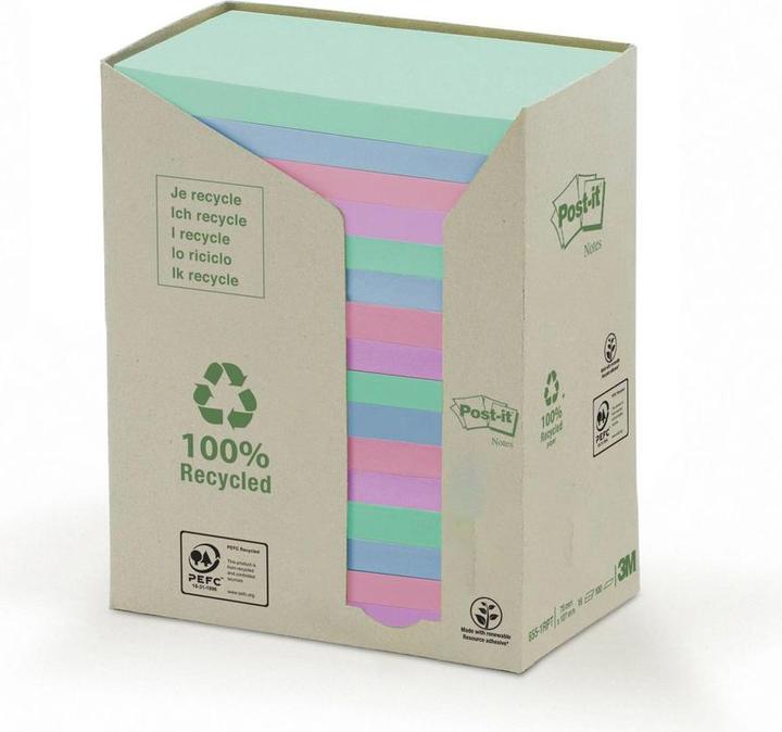 Produktbild Post-it Recycling Turm (127 x 76 mm)