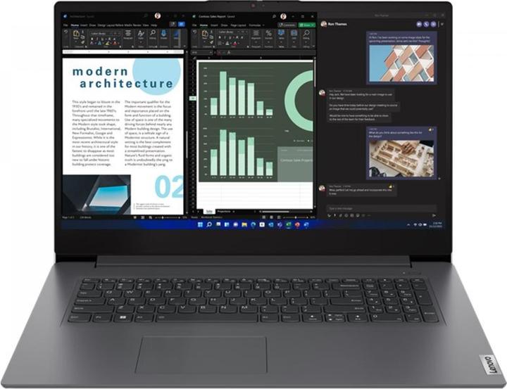 Image du produit Lenovo V17 Gen 4 (17.30", Intel Core i7-1355U, 16 Go, 512 Go, DE)