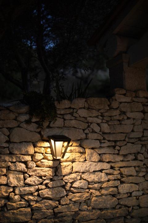 Image du produit Les Jardins Metro Applique murale solaire 500 lumens (500 lm, IP55)