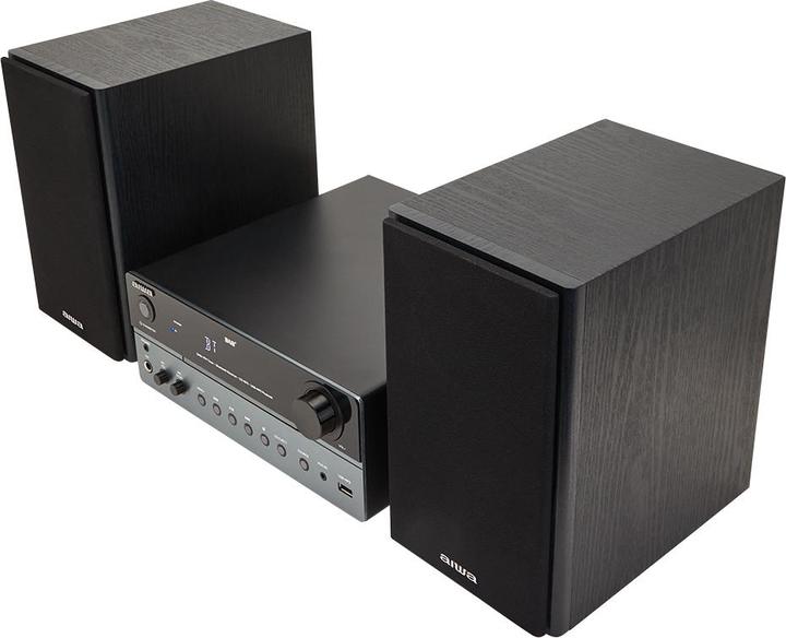 Actual product image Aiwa MSBTU-700 mikrojärjestelmä, hopea (Bluetooth, CD player, 1x 25 W)