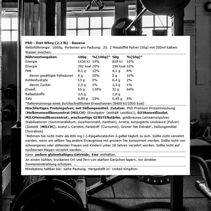 Immagine prodotto PhD Nutrition Siero di latte dietetico (Banana, 1 pz., 1000 g)