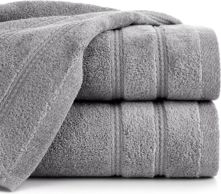Actual product image Eurofirany Towel with velvet edge, interwoven with shiny thread, 500 g/m2, 70 x 140 cm (70 x 140 cm)