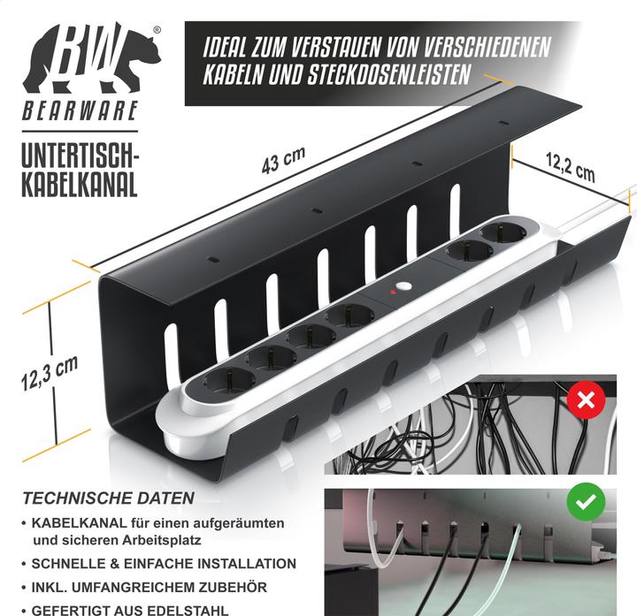 Produktbild Bearware Kabelkanal (Kabelkanal, 43 cm)