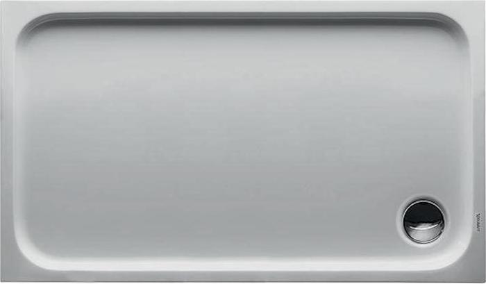Actual product image Duravit Rectangular shower tray D-CODE with anti-slip, white 1200x700x85mm