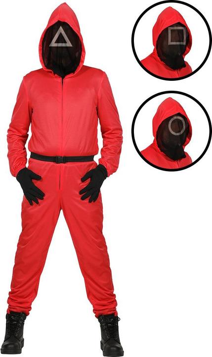 Actual product image Metamorph Kinder Squid Game Aufseher Overall & Maske - Fasching (152)