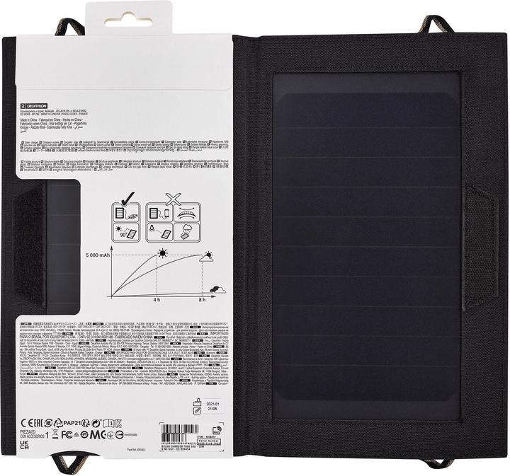 Actual product image Forclaz PANNEAU SOLAIRE SLR 500 - 10W (0.29 kg)
