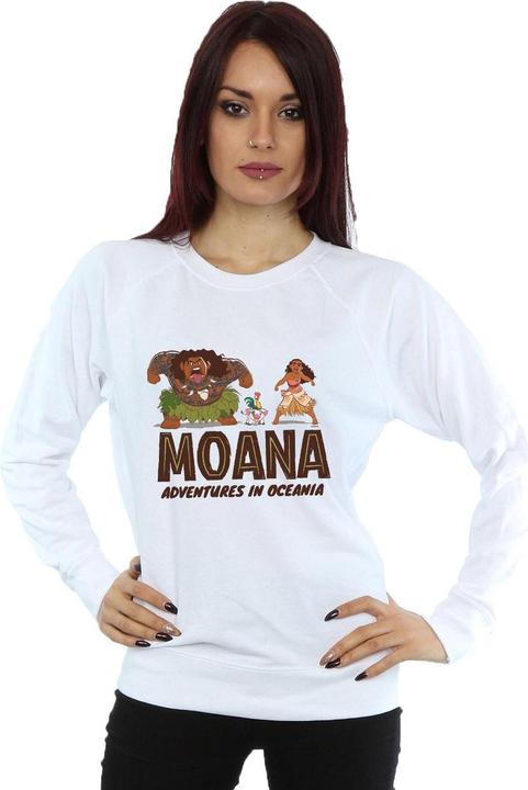 Actual product image Disney Womens/Ladies Moana Adventures in Oceania Sweatshirt (S)