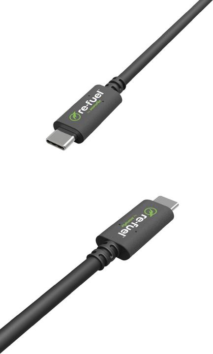 Produktbild DigiPower USB-C auf USB-C Highspeed Lade- und Sync-Kabel 1m (1 m, USB 3.1)