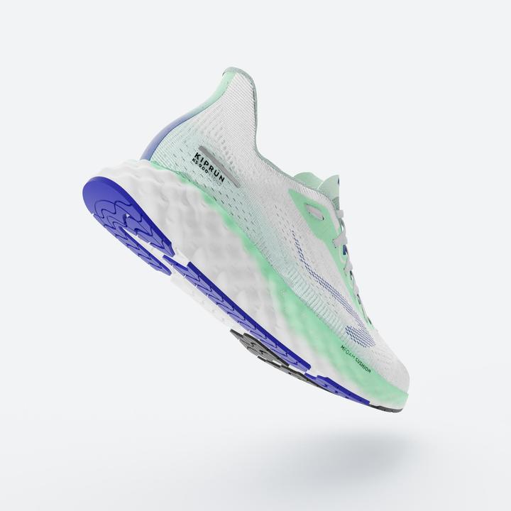 Produktbild Kiprun KS900 Light Men's running shoes - White/Green (44)