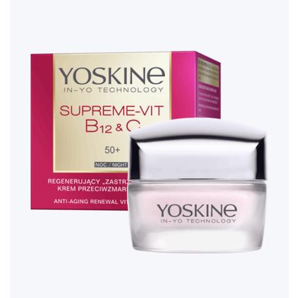 Image du produit Yoskine Supreme-Vit B12 & C Crème Hydratante Visage 50+ Crème Nuit 50Ml (50 ml, Crème de nuit)