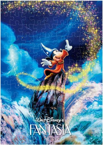 Actual product image Disney Fantasia holographic crystal puzzle 108 pieces "Fantasia Dream" (108 pieces)