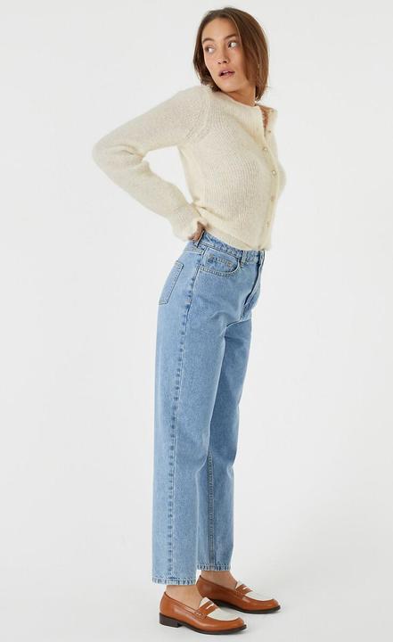 Actual product image La Redoute Collections Boyfit jeans with high waistband (S)