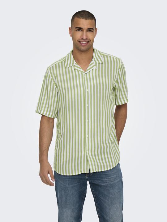 Actual product image Only & Sons Striped short sleeve shirt (XS)