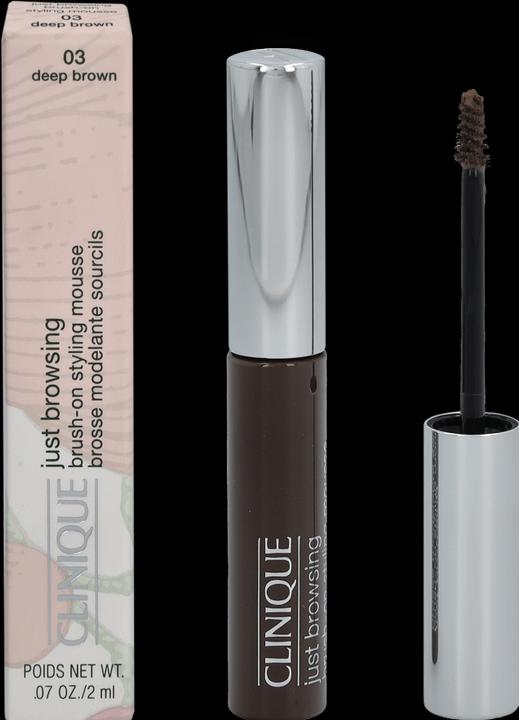 Image du produit Clinique Just Browsing - Mousse coiffante au pinceau 03 Deep Brown (2 ml, Mousse coiffante)