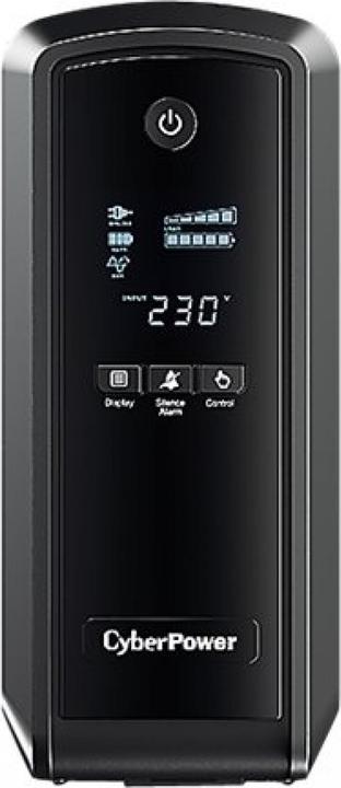 Productafbeelding Cyberpower CP900EPFCLCD 900VA/540W Line-Interactive Sinusgolf USB LowNoise 6x Schuko comp. naar QNAP TS-251 (900 VA, 540 W, Lijninteractief UPS)