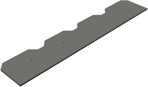 Actual product image Zebra CS-CAB-SHV-EXT-SS Rack accessories shelf