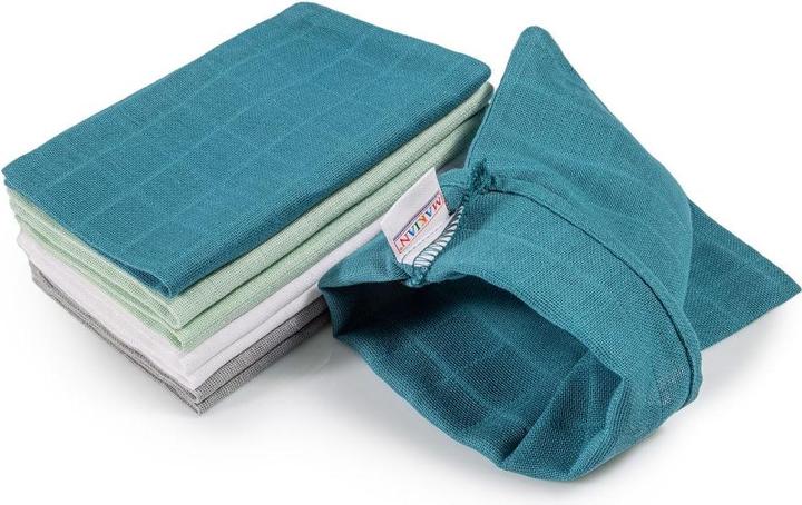 Immagine prodotto Makian Guanti per lavare i bambini Guanti per lavare i bambini in garza, confezione da 8 pezzi, 15 x 20 cm