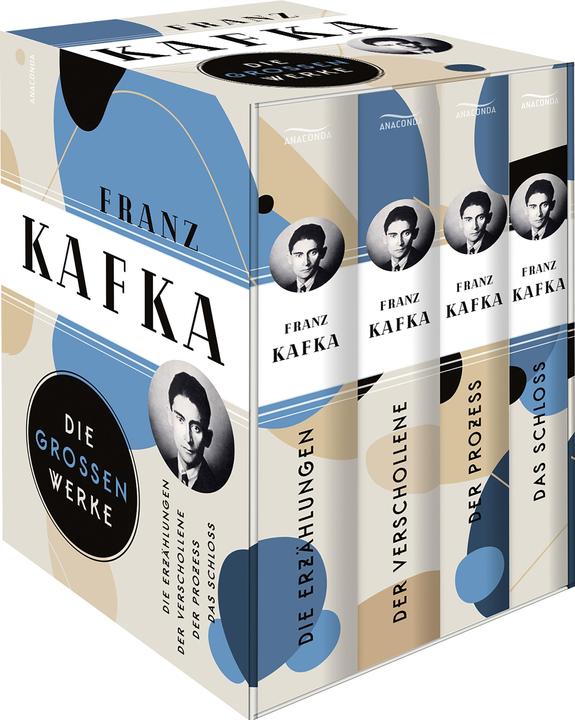 Immagine prodotto Franz Kafka, Die grossen Werke (Die Erzählungen - Der Verschollene - Der Prozess - Das Schloss) (4 (Tedesco, Franz Kafka, 2024)