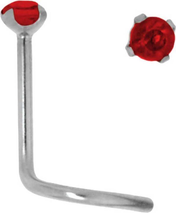 Produktbild Bijouteria Nasenpiercing (Kristall, Chirurgenstahl 316L)