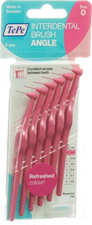 Actual product image TePe Interdental brushes Angle ISO 0 (6 x, 0.40 mm)