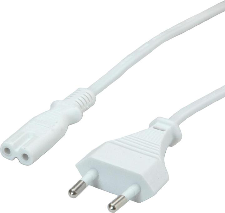 Value Netzkabel Euro-Flachstecker auf C7 (3 m)