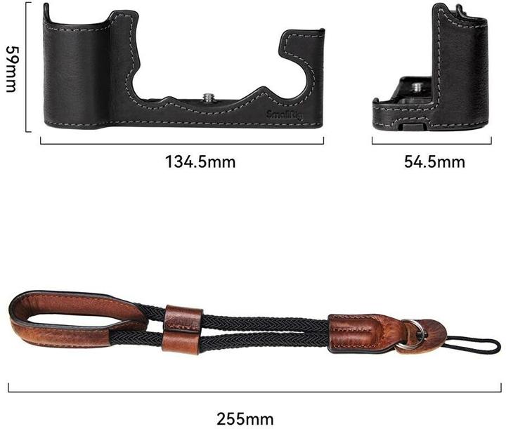 Actual product image SmallRig 3927 Half Case / Hand Strap Kit for FUJIFILM X-T5 (Novelty)