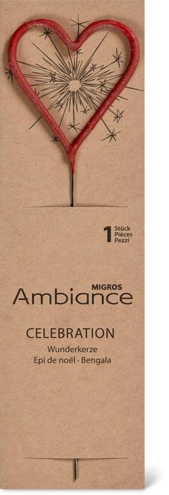 Produktbild Migros Ambiance Wunderkerze Herz