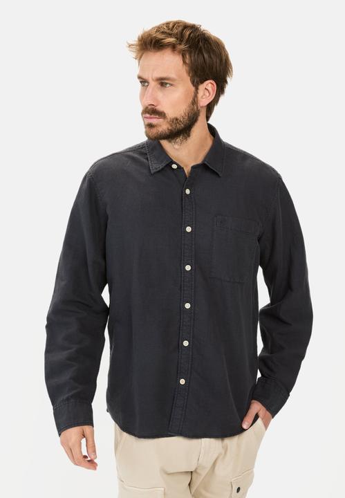 Produktbild Camel Active Langarm-Leinenhemd mit Soft-Wash-Veredelung (XL)