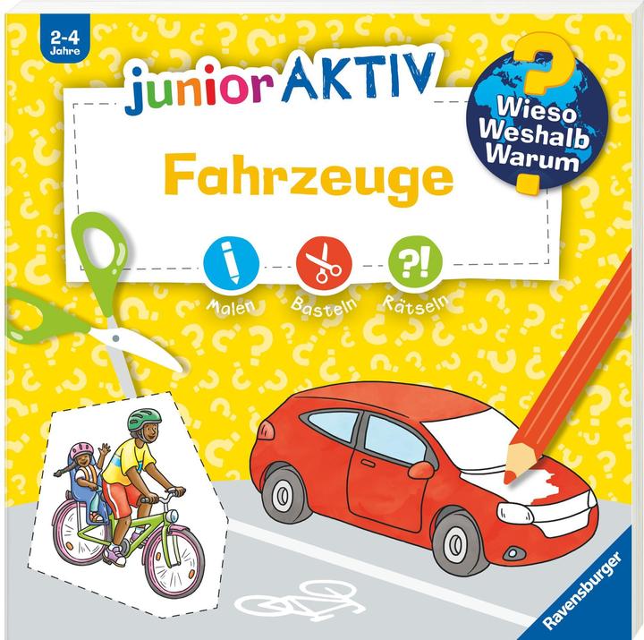 Productafbeelding Ravensburger Wieso? Weshalb? Warum? junior AKTIV: Fahrzeuge (Duits, Oliver Kockmann, 2024)