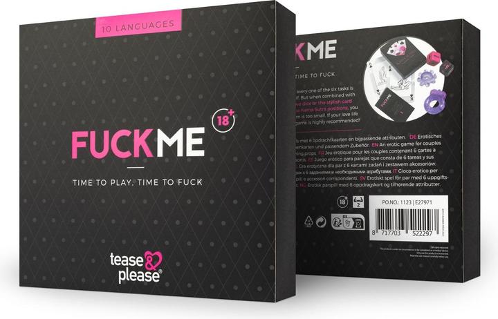 Produktbild tease & please FuckMe (Kartenspiel, Englisch, Deutsch, Italienisch, Französisch)