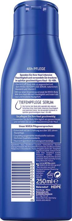Image du produit NIVEA Lait pour le corps 250ml (Lait pour le corps, 250 ml)