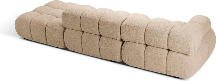 Image du produit Micadoni Canapé Modulable Gauche en Velours, "Bellis", 4 Places, 282x94x70 Fabriqué en Europe (2 places, 3 places, 4 places)