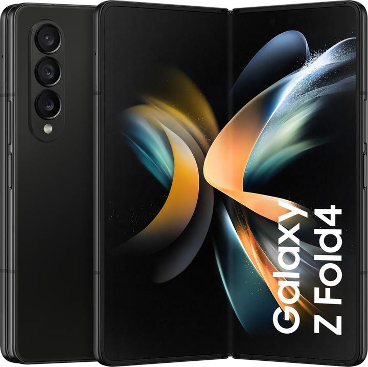 Produktbild Samsung Galaxy Z Fold4 EU (256 GB, Phantom Black, 7.60", SIM + eSIM, 50 Mpx, 5G)