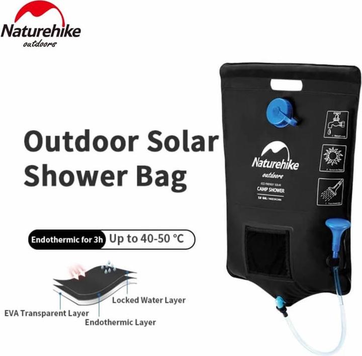 Naturehike Solardusche nh21sj032-schwarz