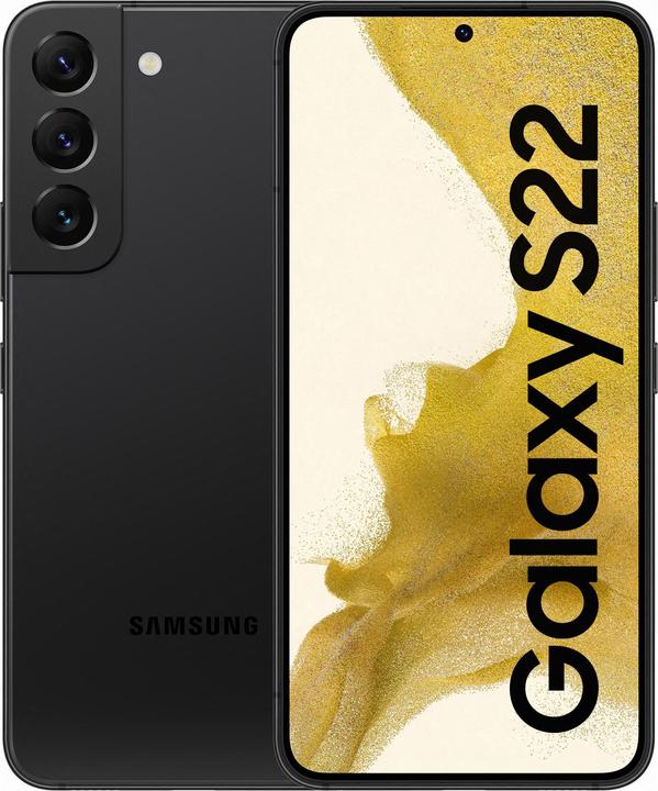 Samsung Galaxy S22 EU (256 GB, Phantom Black, 6.10", Dual SIM, 50 Mpx, 5G)