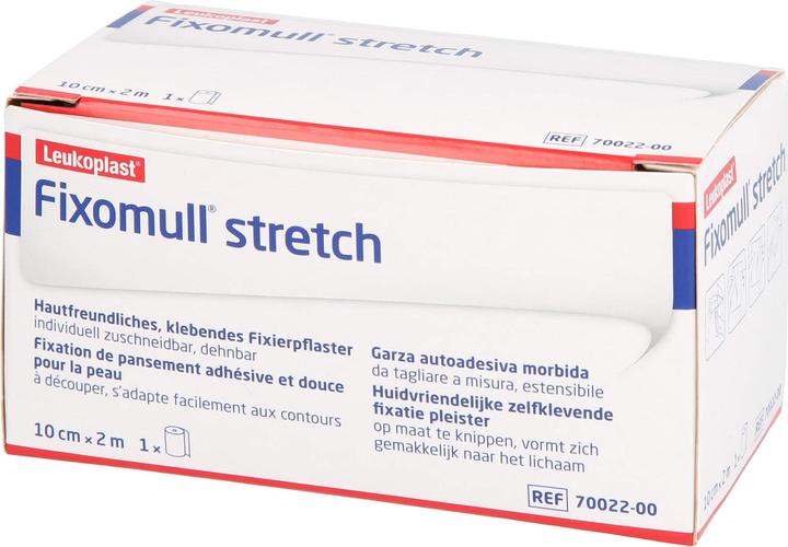 Produktbild BSN Fixomull stretch 10 cm x 2 m Klebevlies zur vollflächigen Verbandfixierung, 1 St. Pflaster (1 x)