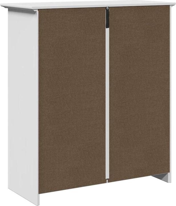 Image du produit VidaXL Armoire d'entrée BODO Blanc 80x35x90 cm Meuble d'entrée Armoire de salon (80 x 35 x 90 cm)