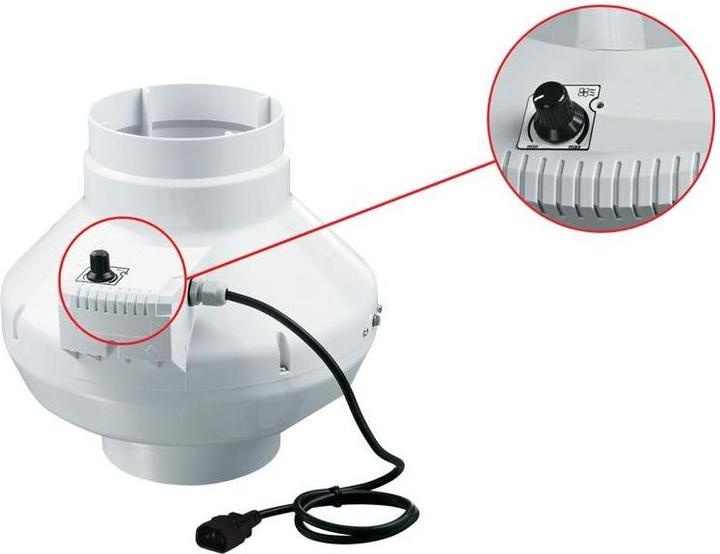 Produktbild Vents Radialkanalventilator fi 150 80W 46dB weiss (VK150)