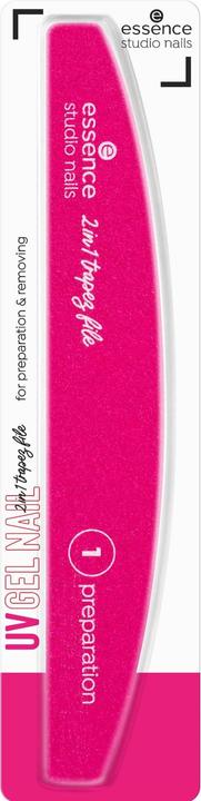 Produktbild essence Studio Nails UV GEL Nail 2 in 1 Trapez File 1 Stück