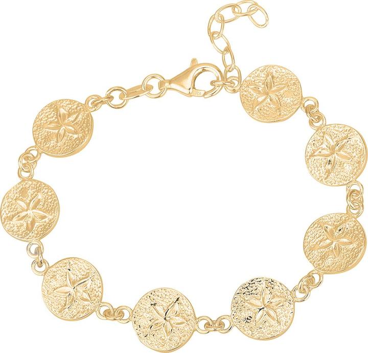 Image du produit Leyda Coquille de bracelet (18.50 cm, Argent 925 1 micron Doré jaune 18k)