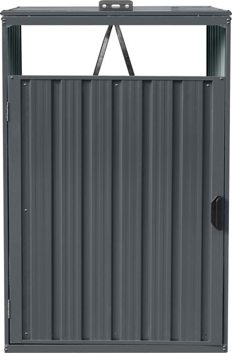 Produktbild Axi Owen Mülltonnenbox aus Metall in Anthrazit 1x 240 L