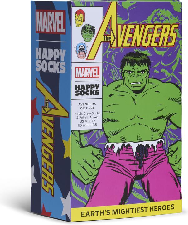 Produktbild Happy Socks Strümpfe MARVEL™ Avengers Socken 3er Pack (3er Pack, 36 - 40)