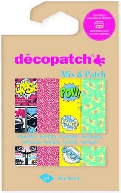 Image du produit Décopatch Papier de bricolage DP039C 30 x 40 cm, 4 feuilles (35 g/m², 1 x)