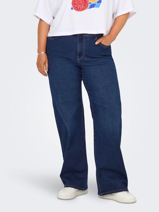 Actual product image Only CARSALLY Mittlere Taille Weiter Beinschnitt Jeans Jeans mit weitem Bein (54)