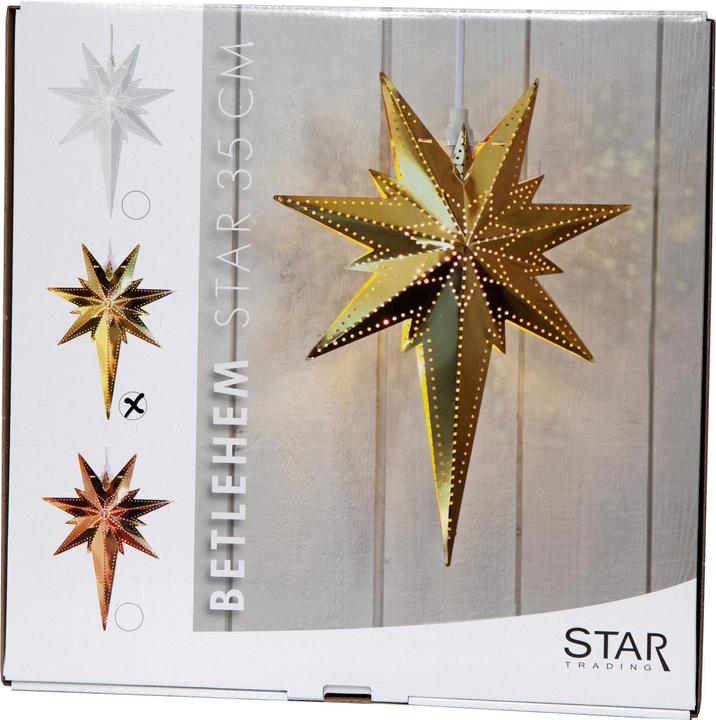 Immagine prodotto Star Trading LED Stella di Betlemme 35 cm, metallo, ottone