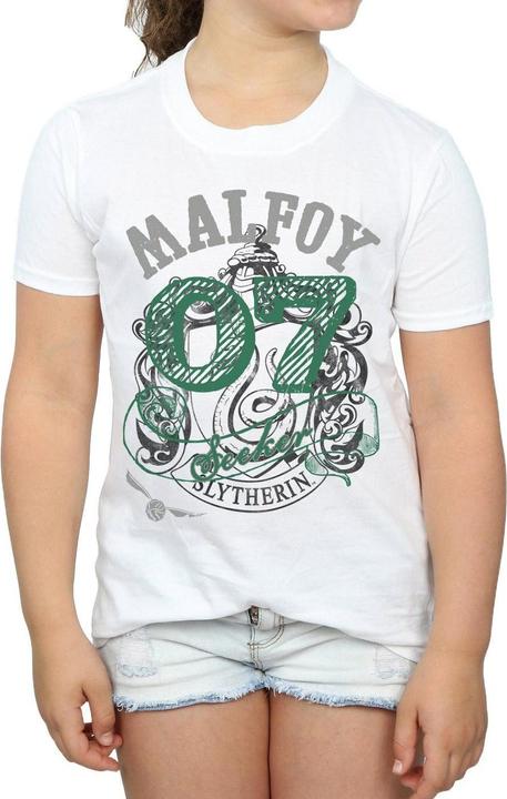 Actual product image Girls Seeker Draco Malfoy Cotton T-Shirt (152, 158)