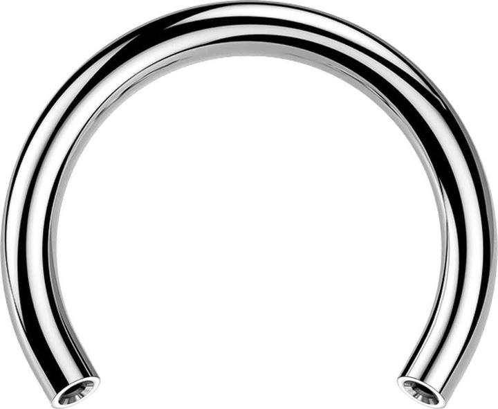 Produktbild Star Piercing Threadless Circular-Stab silber (ohne Messing, Titan G23)