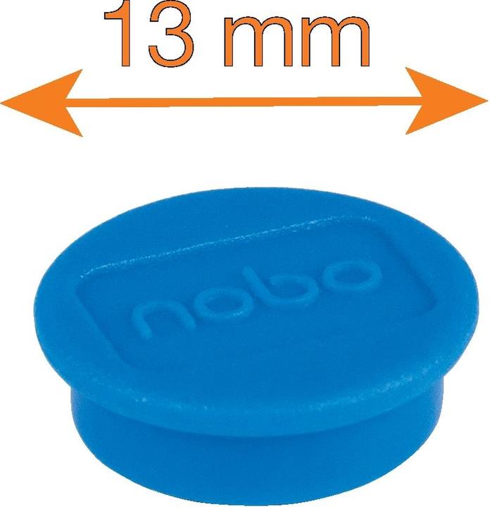 Actual product image Nobo Magnet round 13mm 1915290 ass. 10 piece (10 x)