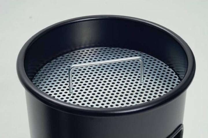 Immagine prodotto Durable Cestino gettacarte in metallo con posacenere rotondo (17 l)